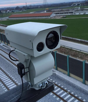 सीमा सुरक्षा के लिए सैन्य ग्रेड दोहरी थर्मल कैमरा एचडी PTZ इन्फ्रारेड कैमरा