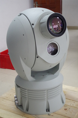 कूल्ड पीटीजेड थर्मल इमेजिंग कैमरा 10 - 60 किमी कूल्ड ईओ आईआर निगरानी प्रणाली